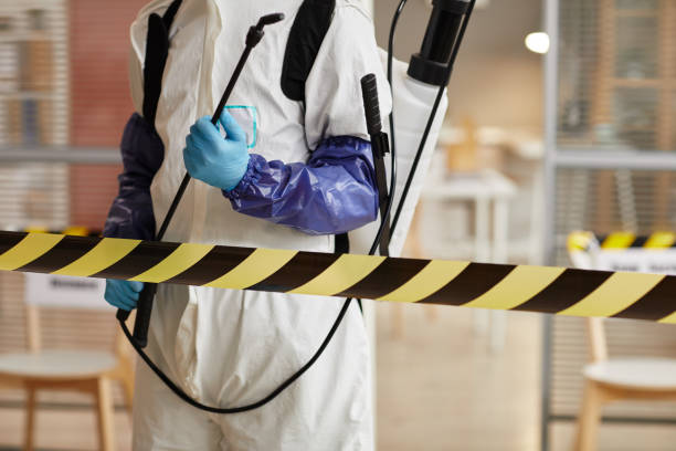Professional Biohazard Cleanup technician working in Brentwood, PA